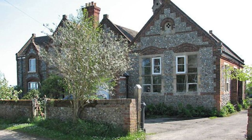 The Old School House Formerly a school, now a private dwelling house, on School Road.