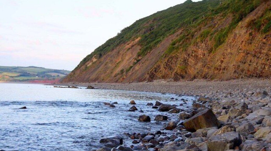 Looking along the beach towards Gauter Point