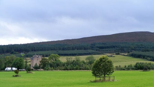 Looking towards Craigshannoch Harthill Castle.