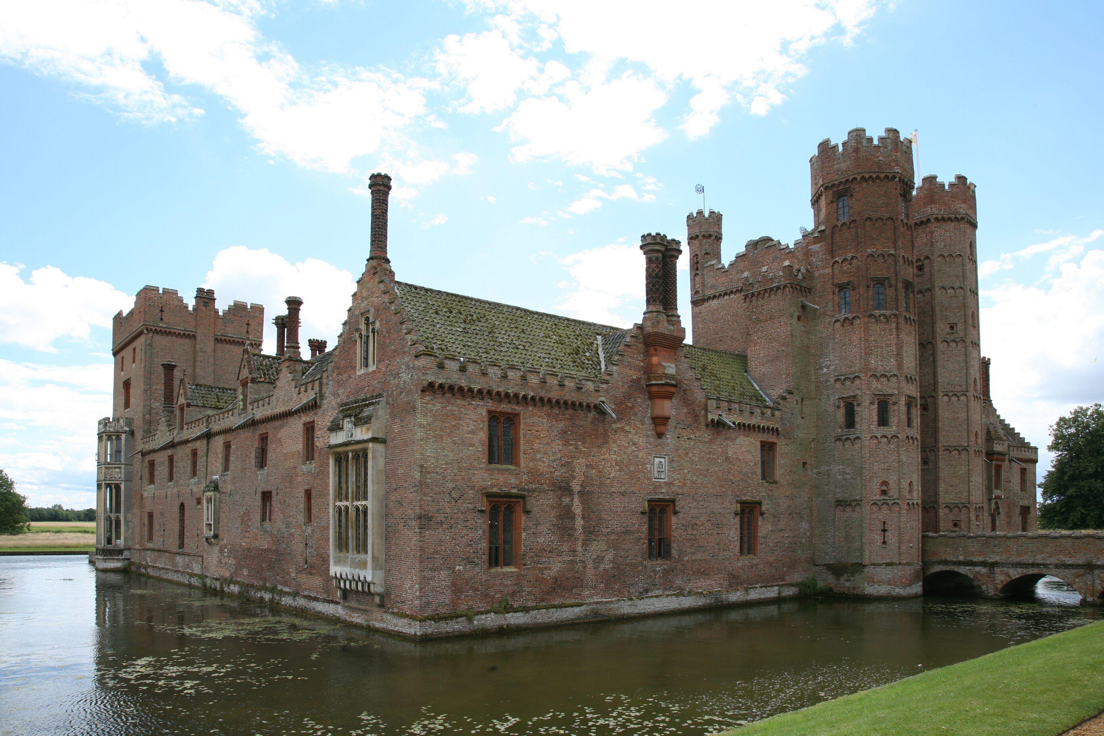 Oxburgh Hall in Norfolk, England.