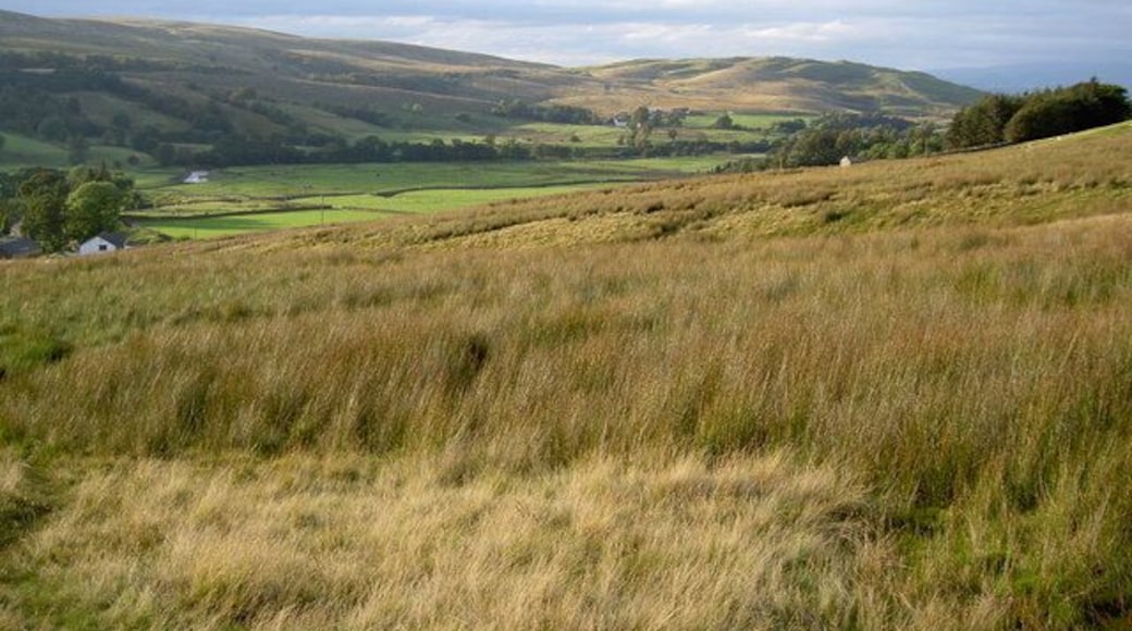 The view towards Ing Hill where I started today