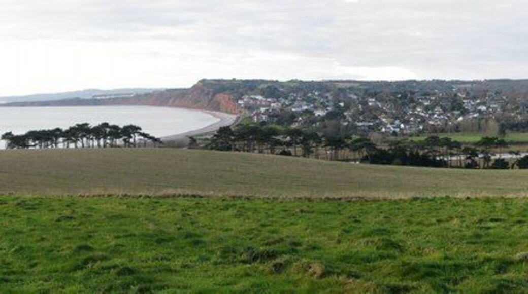 View from Black Head over the Otter Valley towards Budleigh Salterton