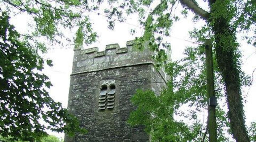 Otterham Church. 13th Century church dedicated to the French saint St Denis although no-one seems to know why. The tower was rebuilt in 1792 and the church had a major restoration in 1890.