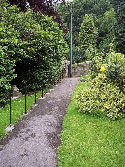 St Oswalds Church, Oswaldkirk - Path