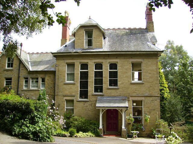 Prestigious house seen on the Mortimer Trail near Woodcock Hill.