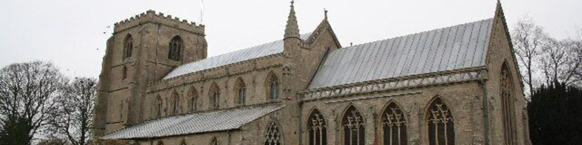 St Mary's parish church, Old Leake, Lincolnshire, seen from the southeast
