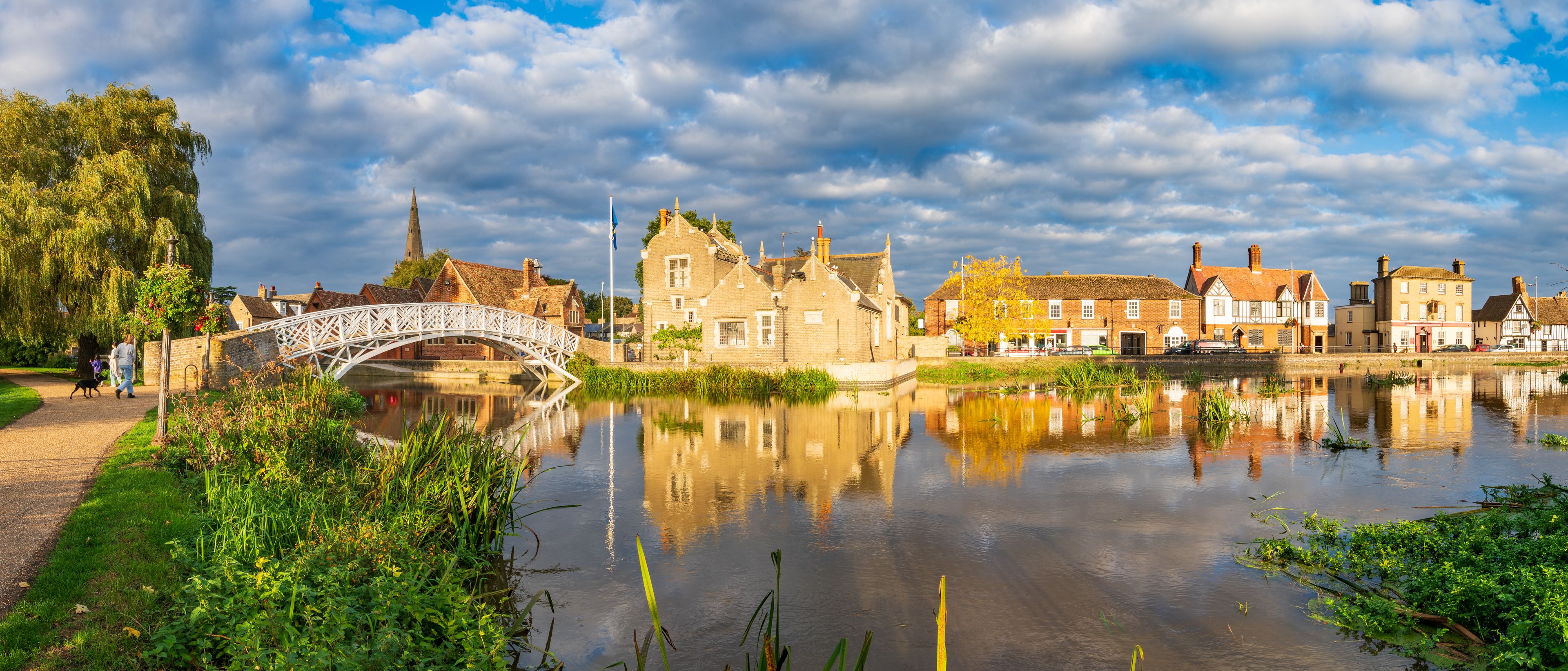 Chinese Bridge aat Godmanchester in Cambridgeshire,  England