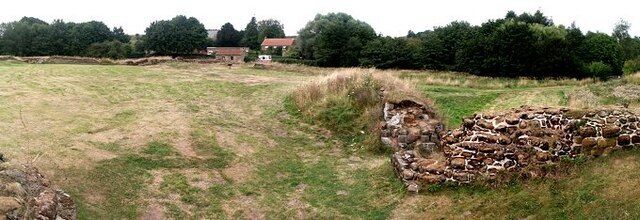 Bolingbroke Castle 360° - 2 of 3. The full 360° panorama took 14 images. Taken 4 years ago one dull August day. 1 of 3 596836#form 3 of 3 596842