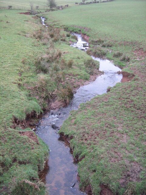 Unnamed Burn Feeds into the Lugar Water near Ochiltree.