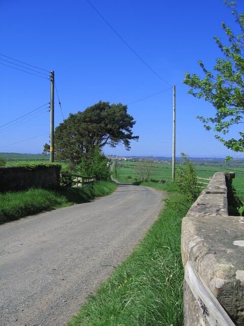 Road Bridge Crossing dismantled railway.