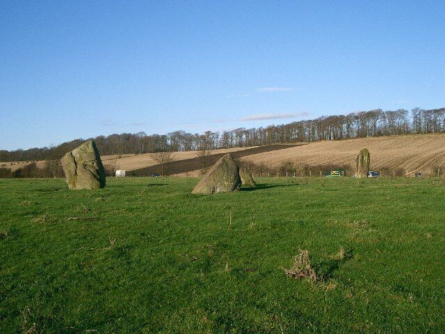 Tulliyies Standing Stones, above Torryburn