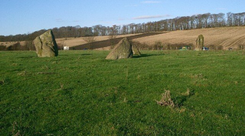 Tulliyies Standing Stones, above Torryburn
