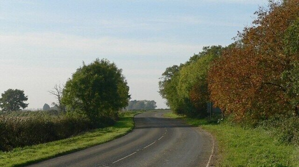 The B1147 To Etling Green and Dereham.
