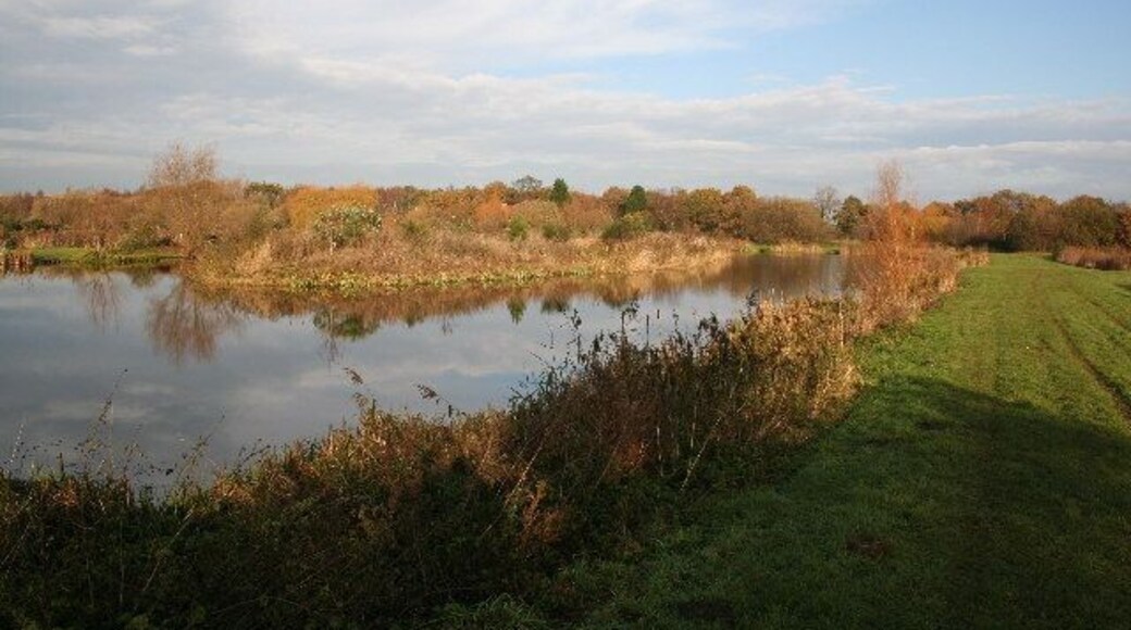Centeniary Lake. Centeniary Lake, one of the Collingham Angling Association fishing ponds at the former sand and gravel pits near Spalford