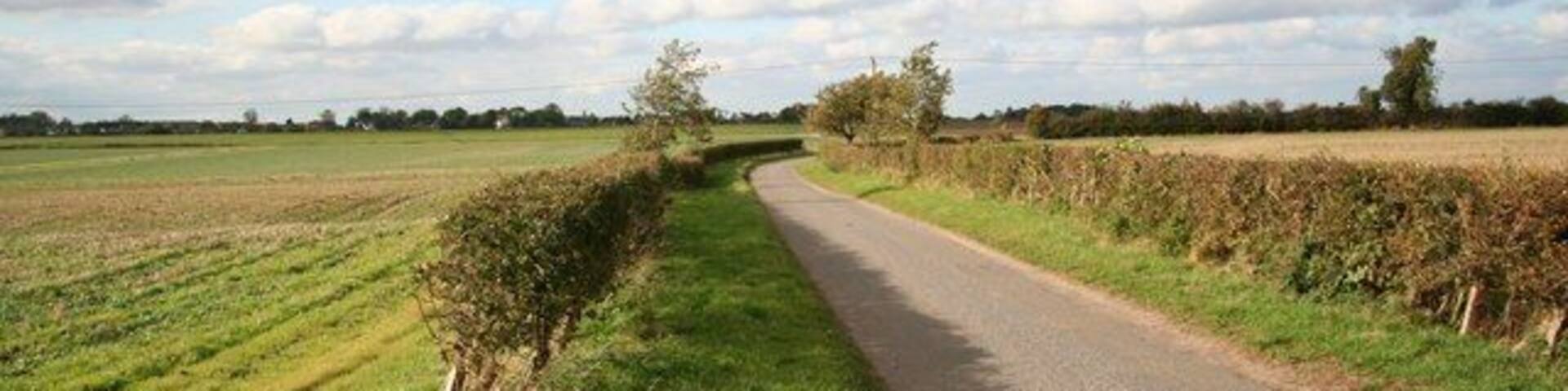 Vacherie Lane View to North Kyme from Vacherie House