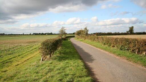 Vacherie Lane View to North Kyme from Vacherie House