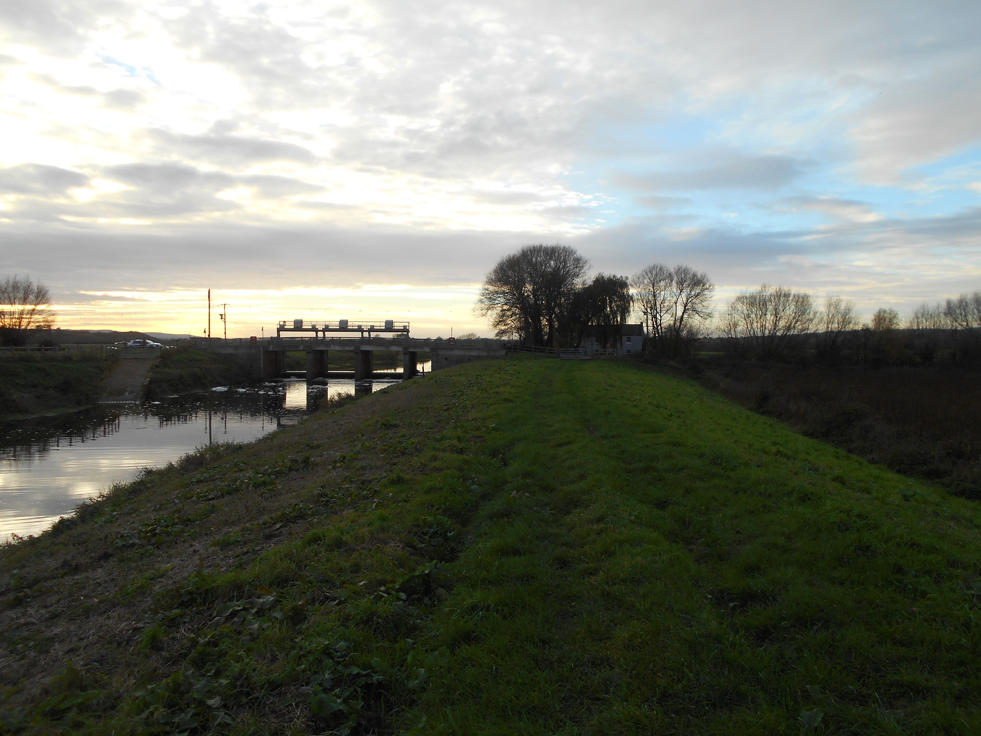 New Bridge, carrying New Road over the River Tone, on Curry Moor, near North Curry.