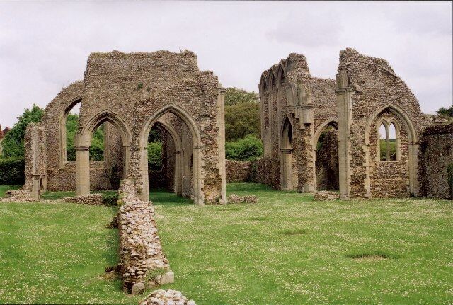 Creake Abbey. The ruins St Mary's Abbey, Augustinian order, are situated just to the north of North Creake.