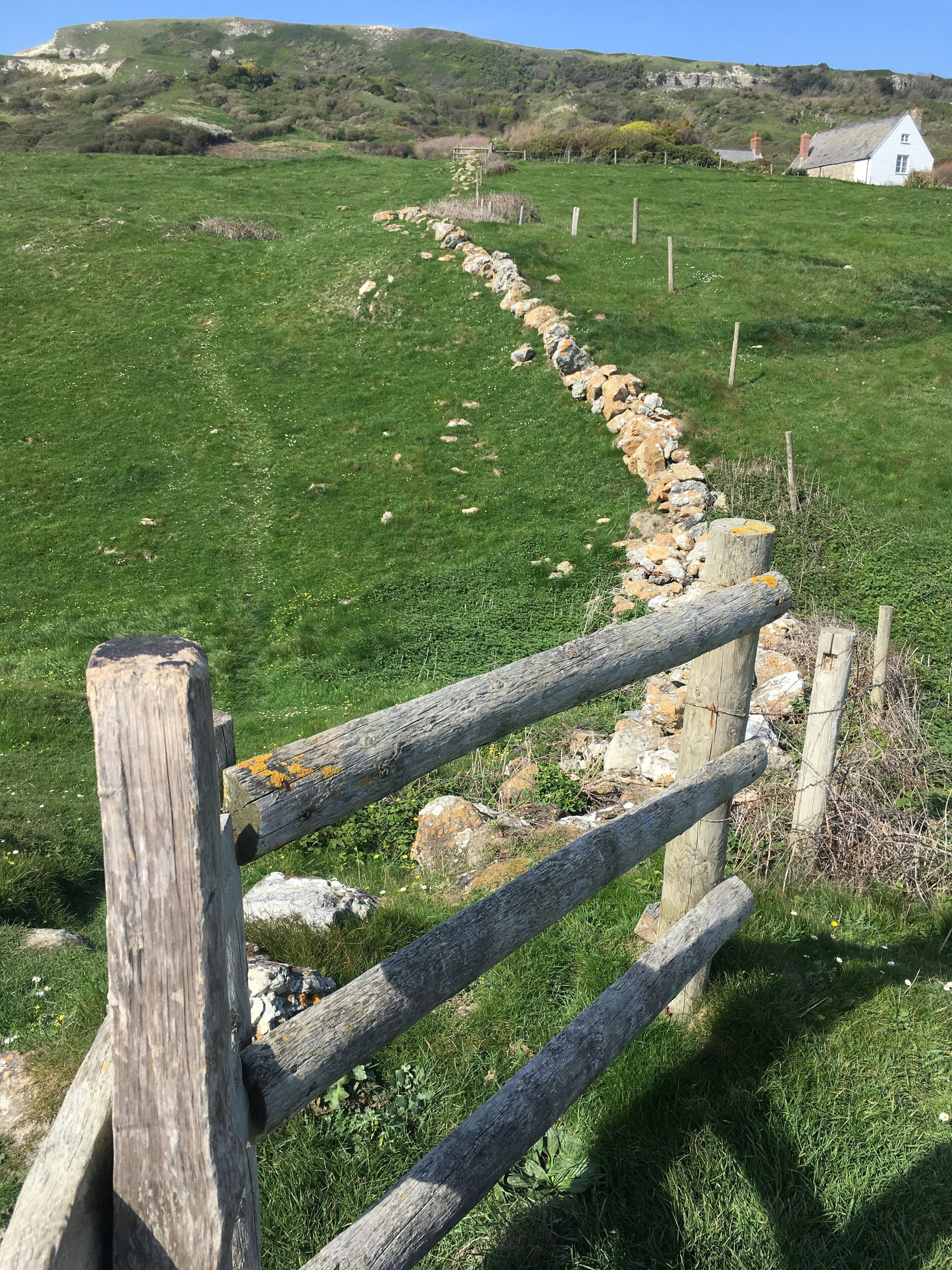 Walk just past the lighthouse, beautiful and unspoilt