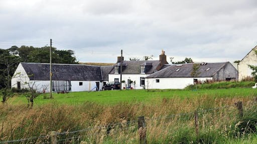 High Bowhill Farm From the approach track.