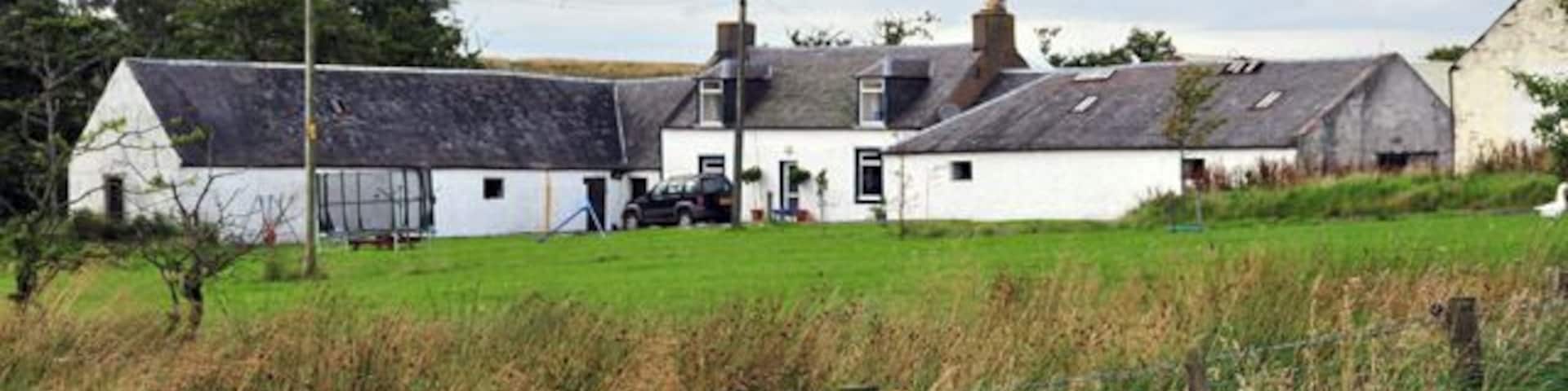 High Bowhill Farm From the approach track.