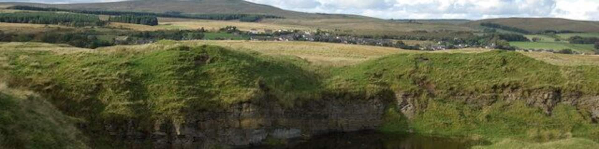 Flooded quarry south of Muirkirk