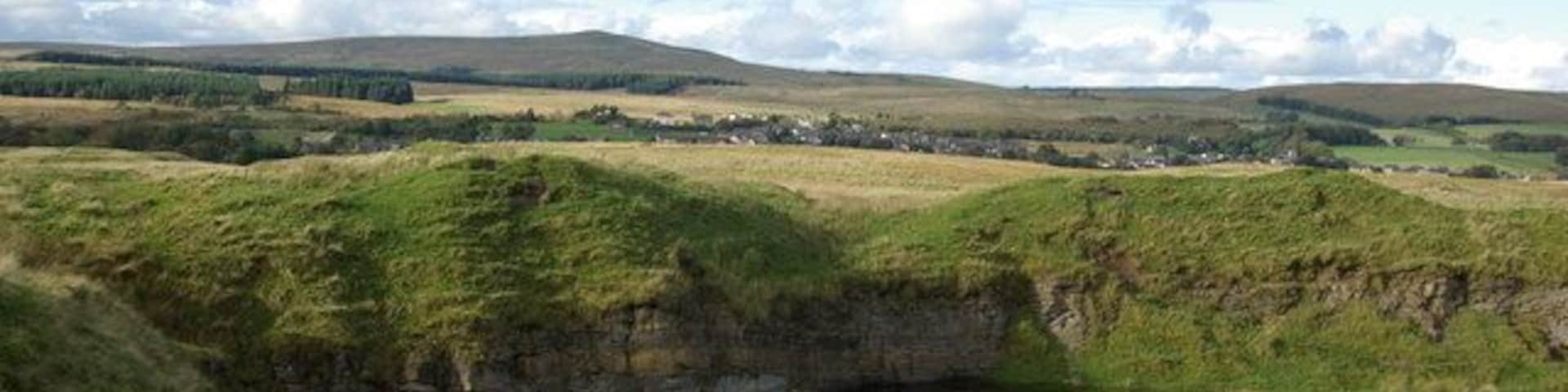 Flooded quarry south of Muirkirk