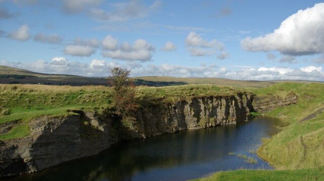 Flooded quarry south of Muirkirk