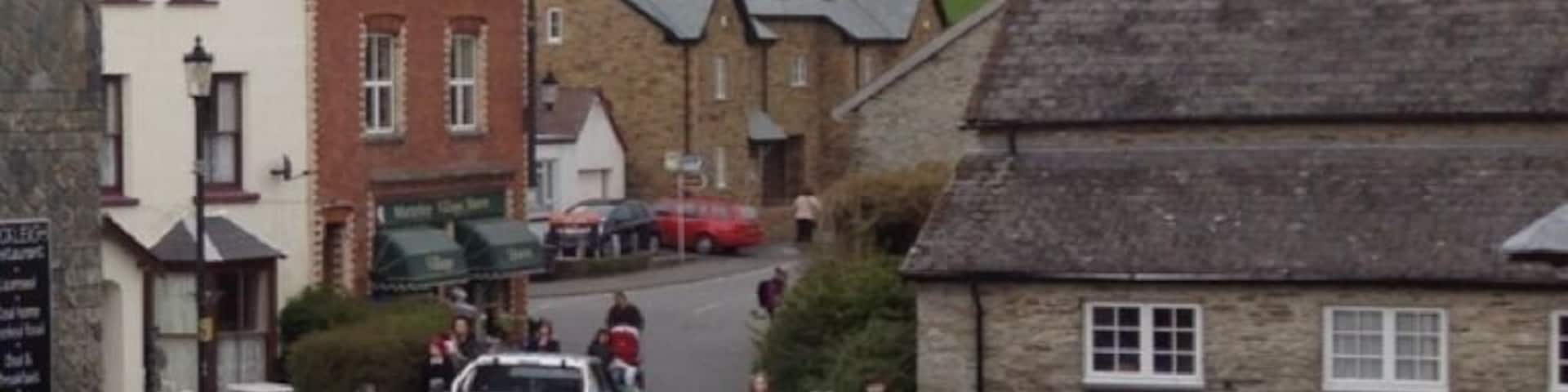 Easter Sunday Morris dancing at Mortehoe, Devon