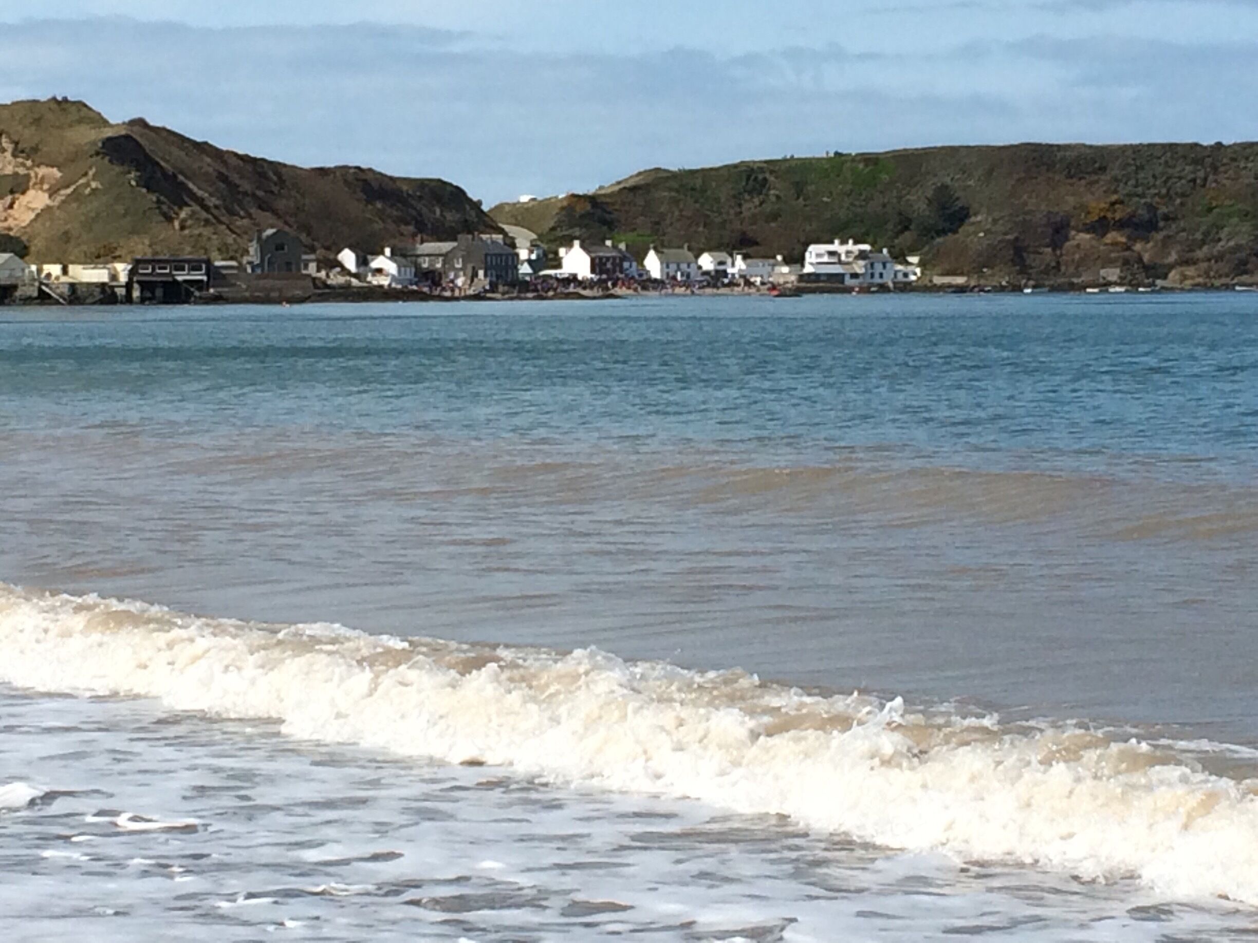 View of the Ty Coch from Porthdinllaen Beach ❤️