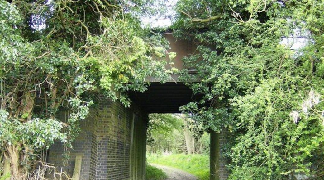 This railway bridge carried the Great Central Railway's former Woodford Halse - Banbury branch over a footpath.