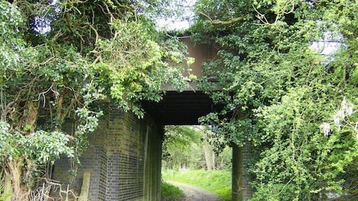 This railway bridge carried the Great Central Railway's former Woodford Halse - Banbury branch over a footpath.