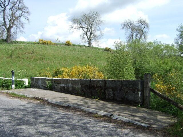 Bilbo Bridge over Ton Burn Near Cluny Castle.