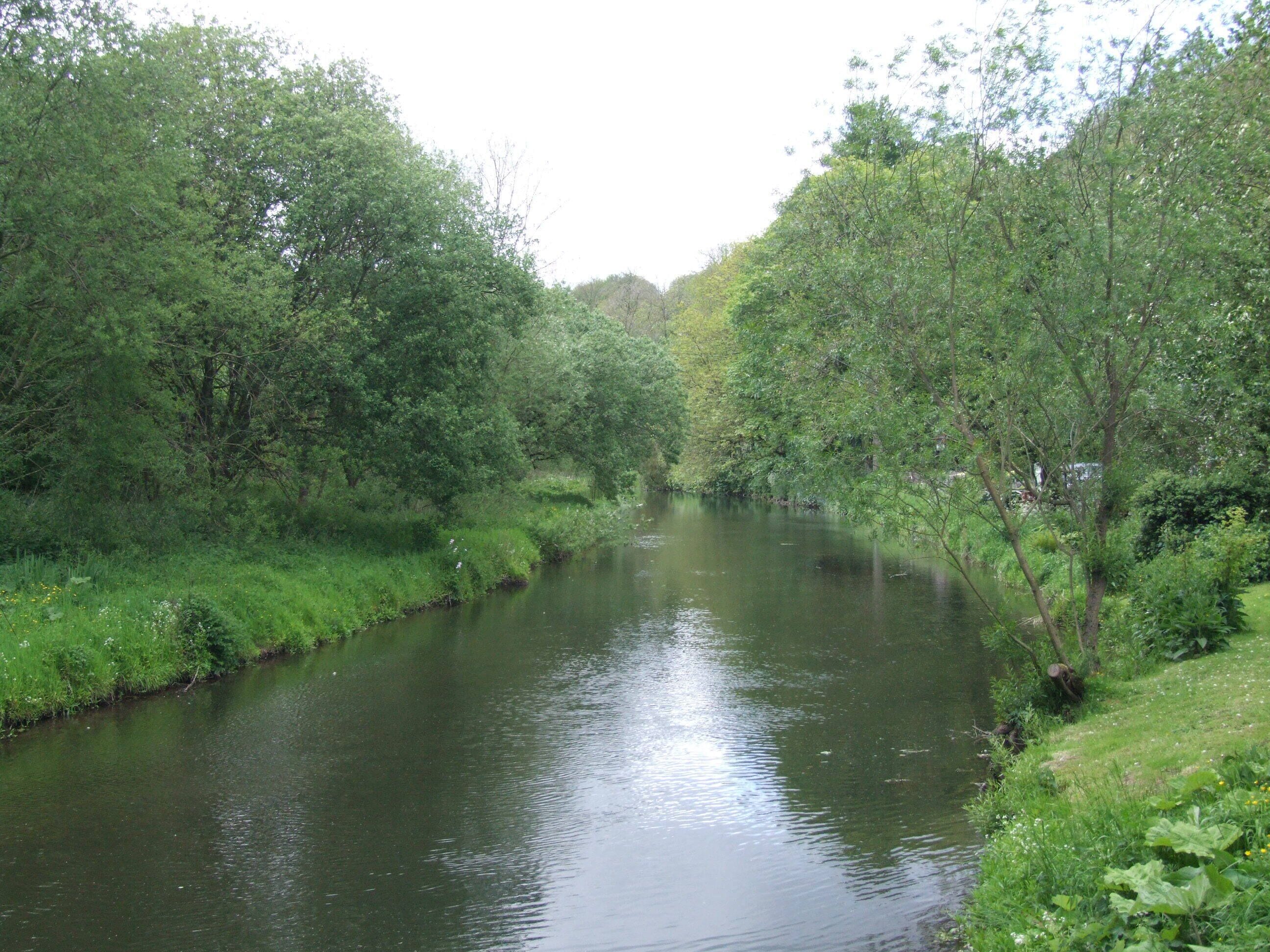 Litton Mill is a small hamlet built round a former cotton mill, in Millers Dale, on the River Wye near Bakewell in the Derbyshire Peak District in the United Kingdom. Camera location 53° 15′ 13.32″ N, 1° 45′ 46.08″ W View this and other nearby images on: OpenStreetMap - Google Earth 53.253700; -1.762800