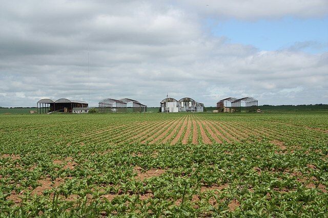 Heath Farm Agricultural buildings on Metheringham Heath
