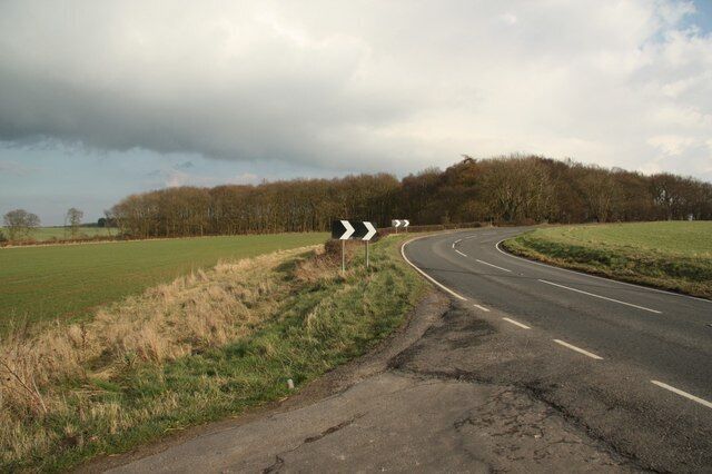 Moor Lane. View to Oak Holt along Moor Lane.