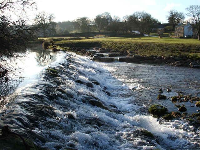 Weir at Maulds Meaburn.
