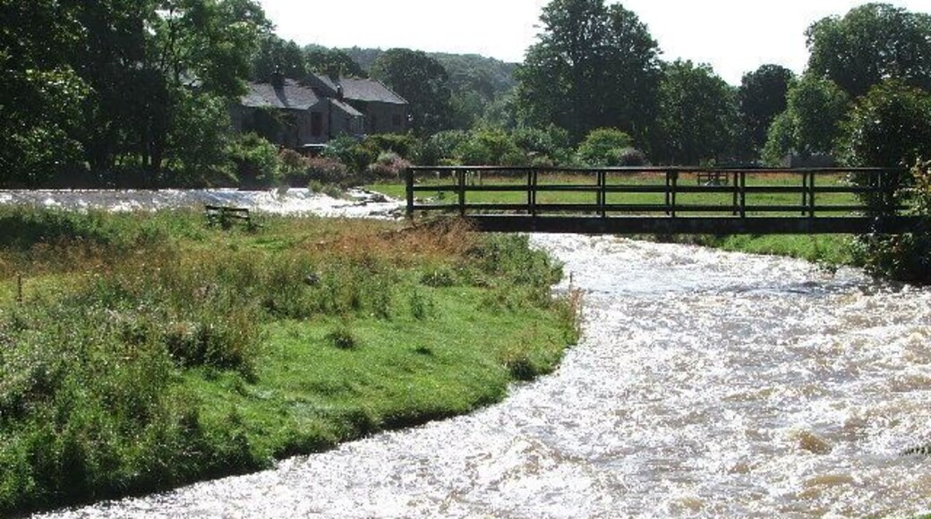 The Lyvennet river in full flow.
