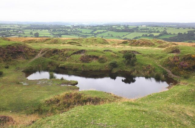 Pond, on top of Gibbet Hill