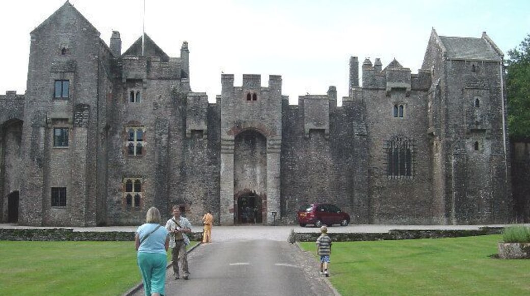 Compton Castle, Marldon. Fortified Manor house built during 14th to 16th centuries. A National Trust property.