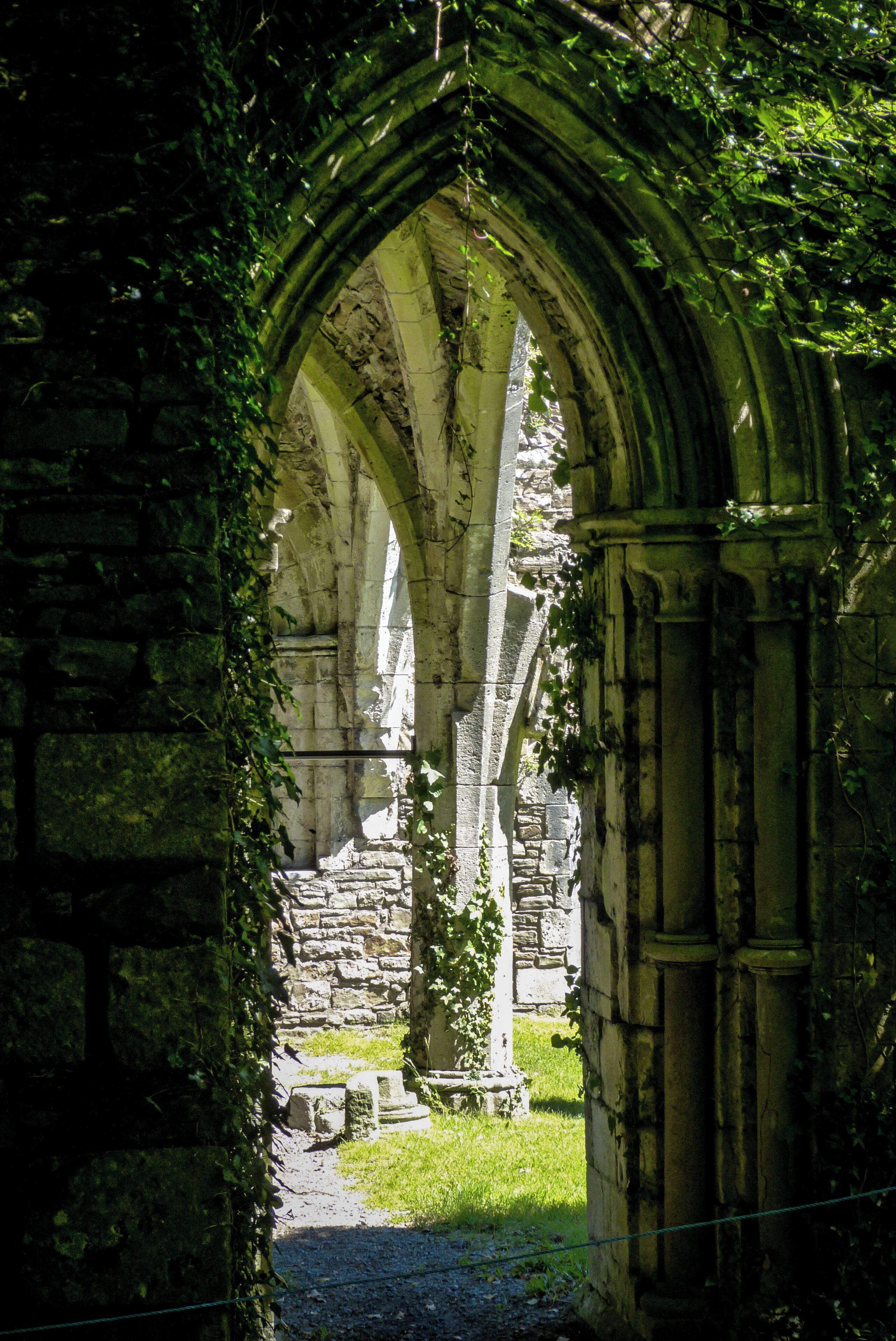 Margam Abbey ruin chapter house