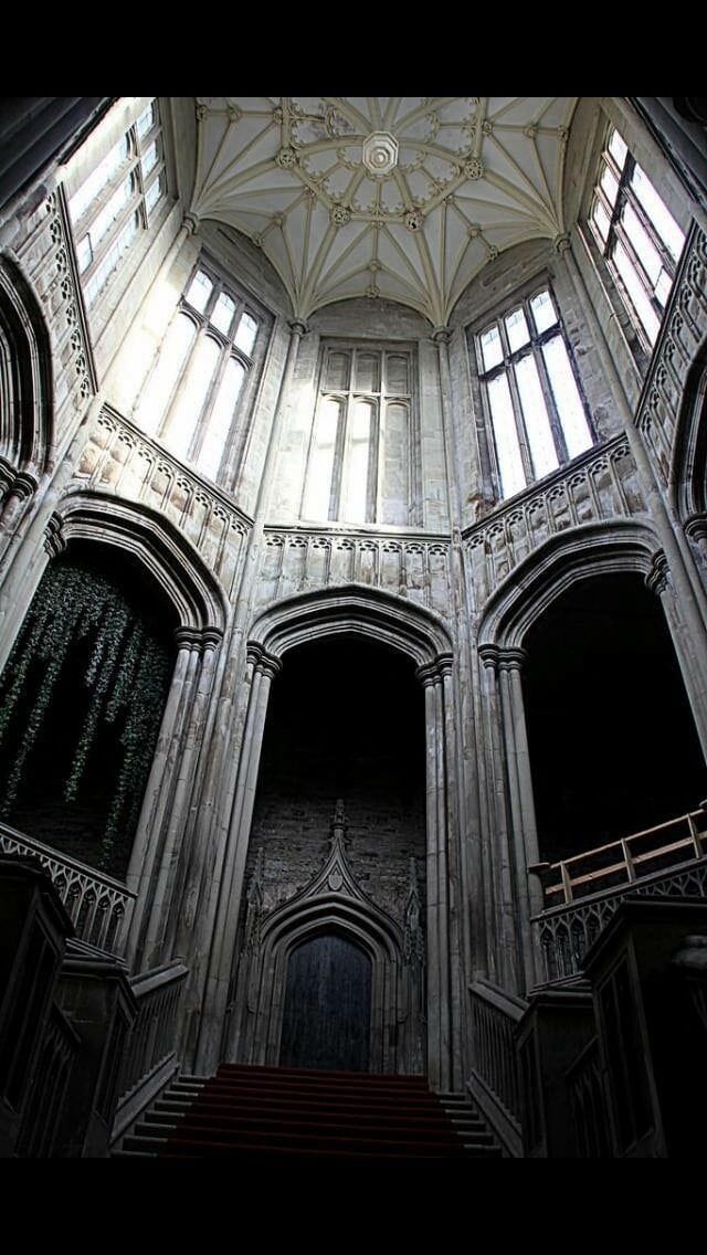 The inside hall of Margam "Castle"