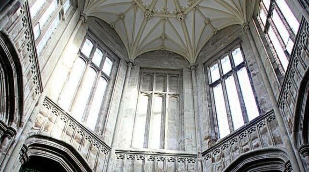 The inside hall of Margam "Castle"