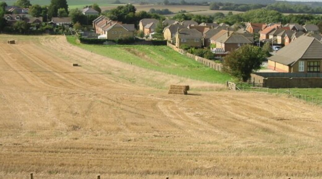 New houses on St Mary's Close, Etchinghill The building in the foreground to the right is a new hall.