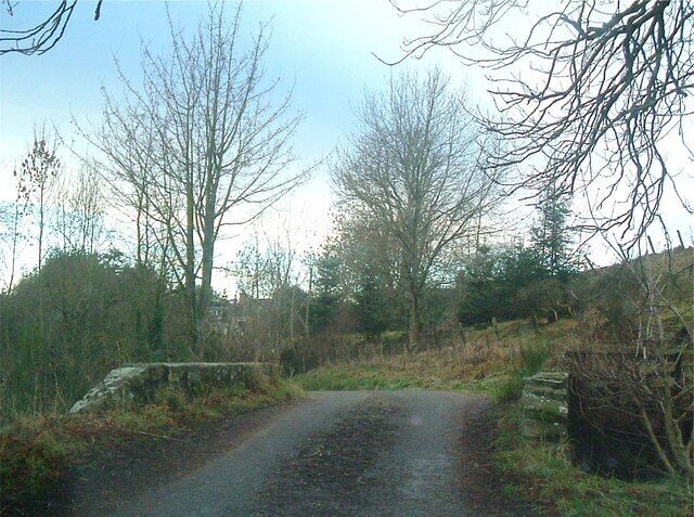 Bridge over Lumphanan Burn Behind St Finans.