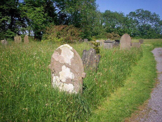 St Elidyr's Church, Ludchurch The churchyard is a bit overgrown in places.