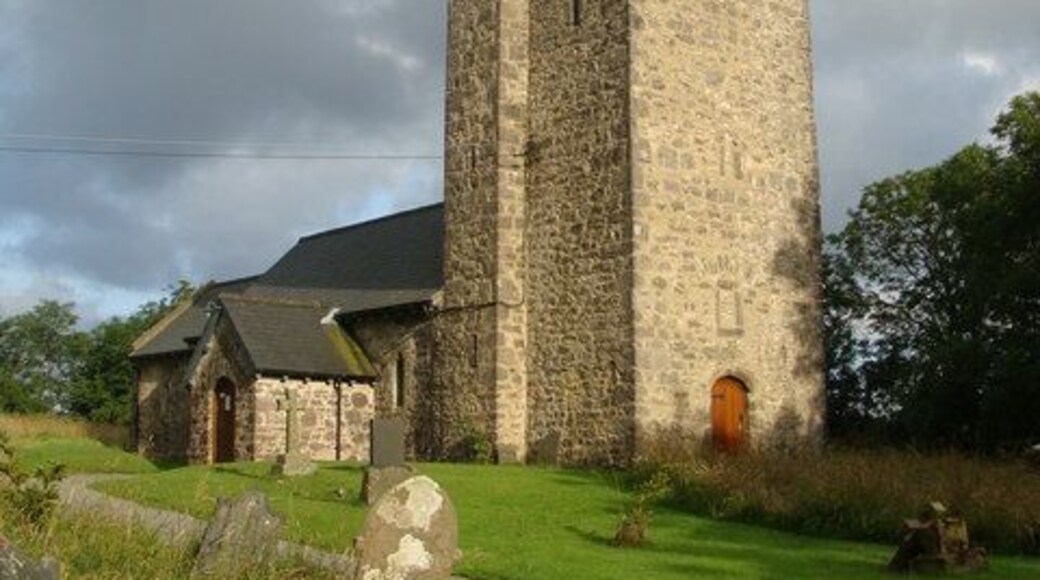 St. Elidyr's church and part of the churchyard, Ludchurch