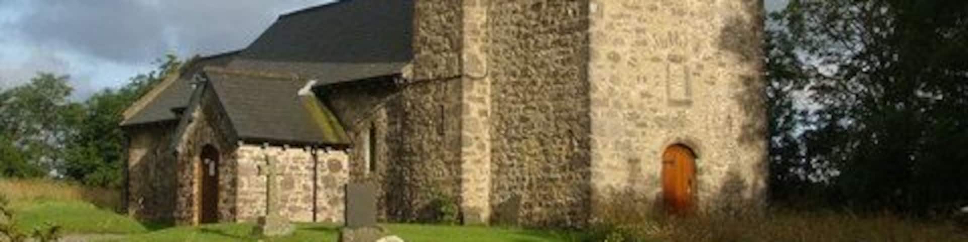 St. Elidyr's church and part of the churchyard, Ludchurch