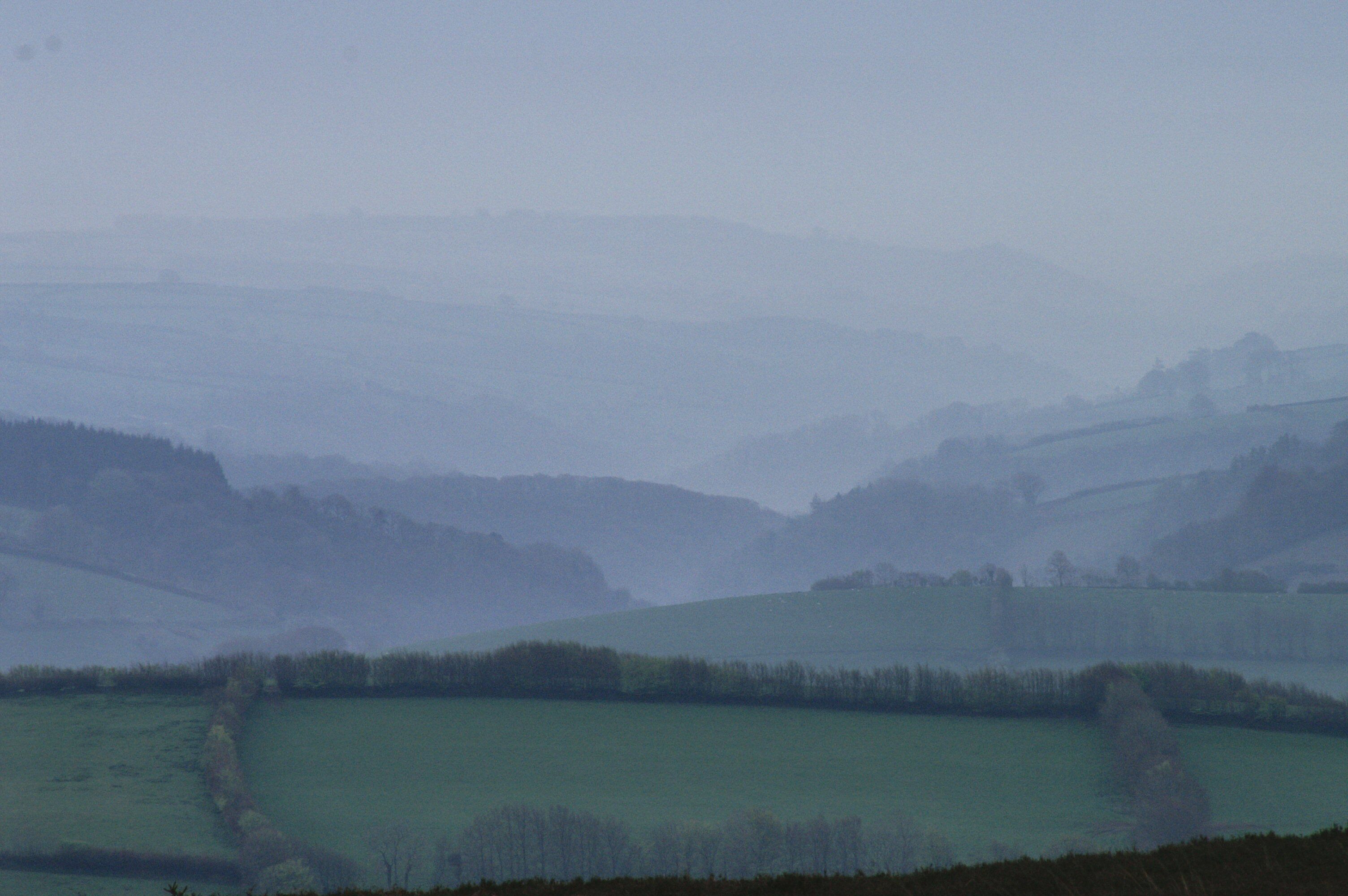 The Brendon hills from Dunkery