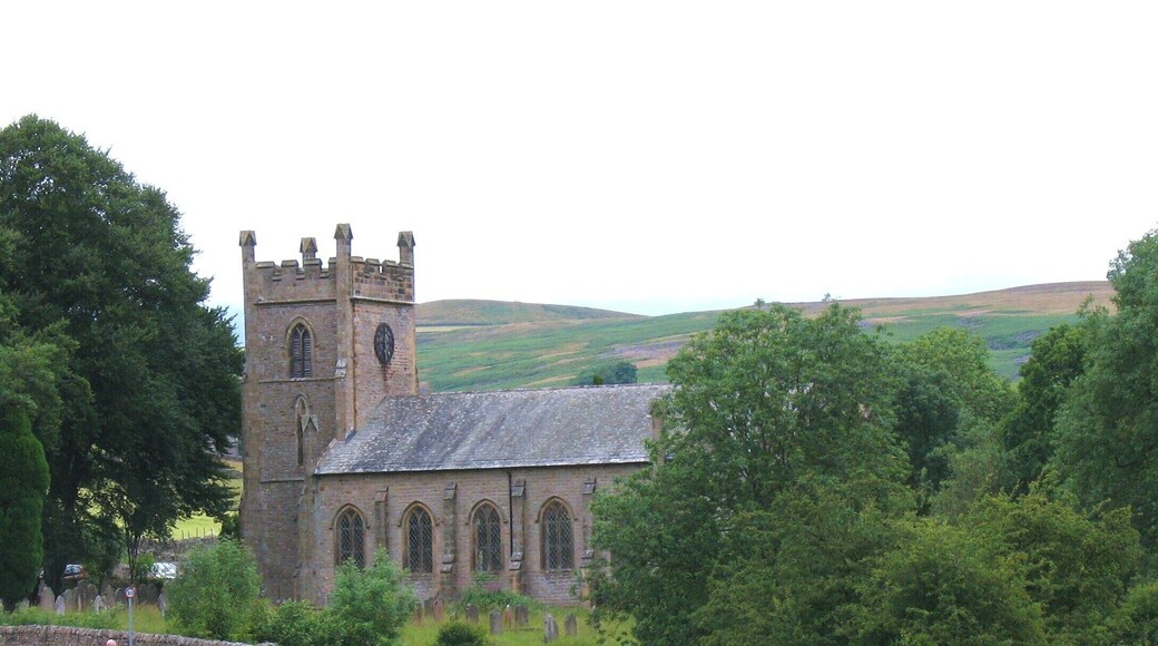 Church of St Mary the Virgin, Langthwaite, near to Langthwaite, North Yorkshire, Great Britain. The parish church for Arkengarthdale dates from 1818/19 and replaced an earlier church at Arkle Town which was demolished after problems with river erosion.